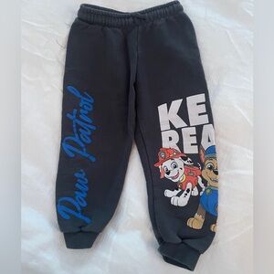 Nickelodeon Paw Patrol Black Joggers with Blue and White Accents